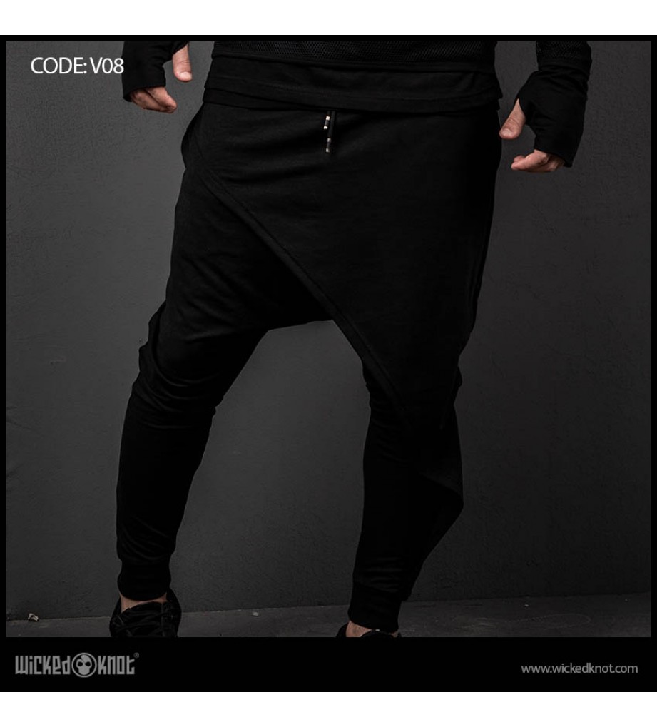 Blank  Avant Garde Black Sweatpants 